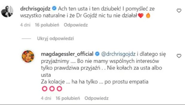 Czy Magda Gessler powiększyła sobie usta Głos w tej sprawie zabrał