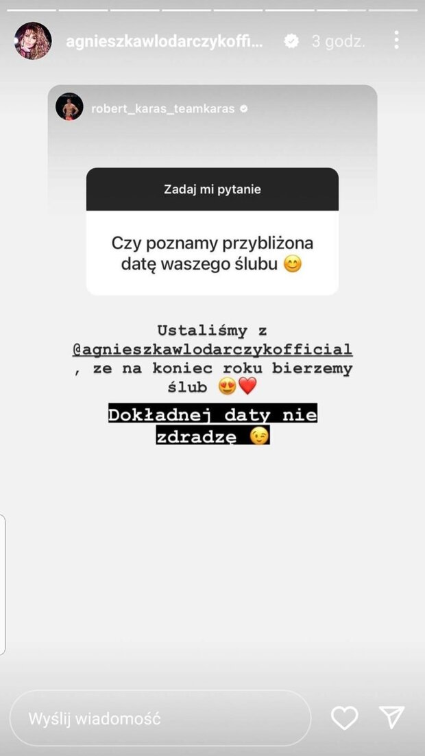 Agnieszka Włodarczyk i Robert Karaś