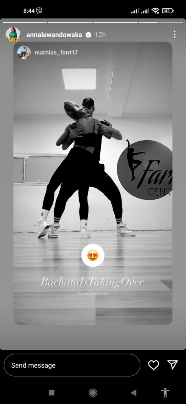 Anna Lewandowska, screen Instagram