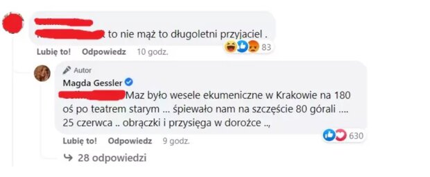 Magda Gessler, screen facebook