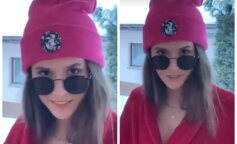Roksana Węgiel bawi się śniegiem… w bikini. Kolejna gwiazda próbuje morsowania