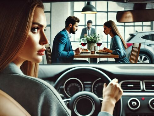 "Podejrzewałam męża o zdradę. Wzięłam dzień wolny, cały dzień śledziłam z samochodu. A oto i piękna pani dosiadła się na obiad w restauracji": z życia