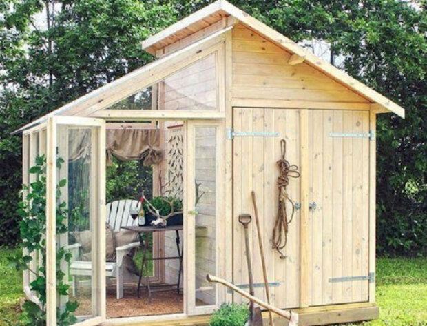 domek ogrodowy