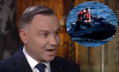 Andrzej Duda na odpoczynku! Szaleje razem ze swoją córką
