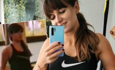 Ania Lewanowska na siłowni