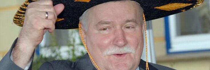 Lech Wałęsa zaskakuje urodzinowym tortem. Śmiech gwarantowany