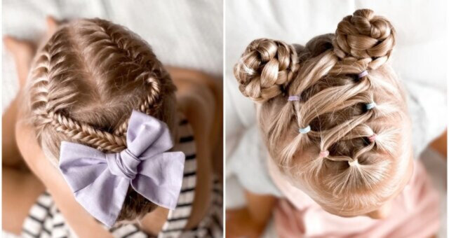 oryginalne fryzury dla swojej córeczki