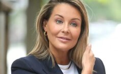 Małgorzata Rozenek w gołych nogach paraduje w chłodny dzień. Kusy strój, jak na taką pogodę