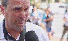 Wzruszający widok. Pan Artur nie kryje łez podczas białego marszu. "Kamilek śni mi się po nocach"