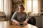 Mąż zostawił telefon