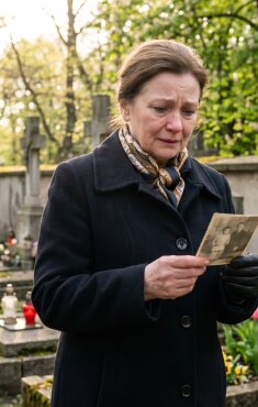 pogrzebie szkolnej koleżanki