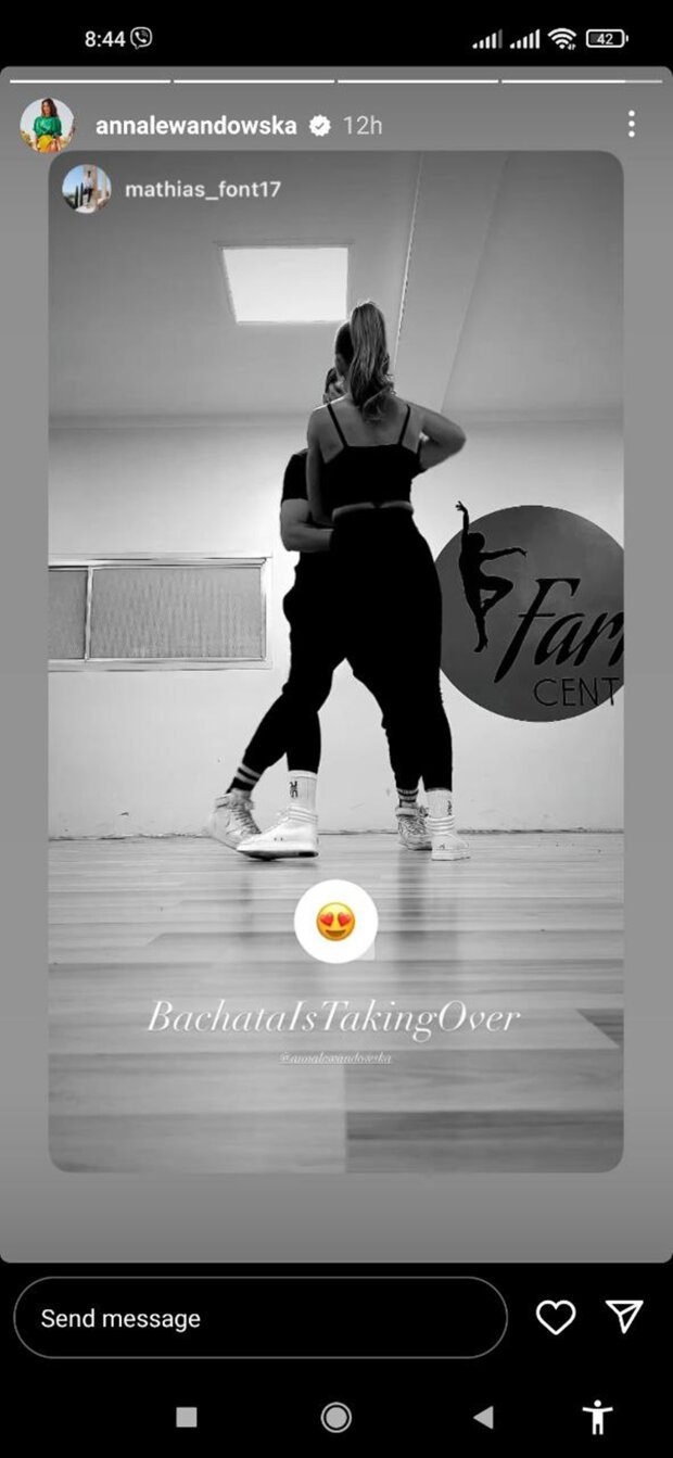 Anna Lewandowska, screen Instagram