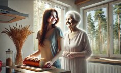 "Wydawało się że Babcia jest wieczna. Kiedy odeszła, przerwała się niewidzialna nić, która trzymała wszystkich. Brakuje mi jej rąk pachnących chlebem"