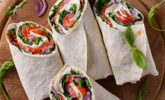 Smaczna tortilla idealna na śniadanie do pracy