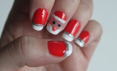 Zimowy manicure
