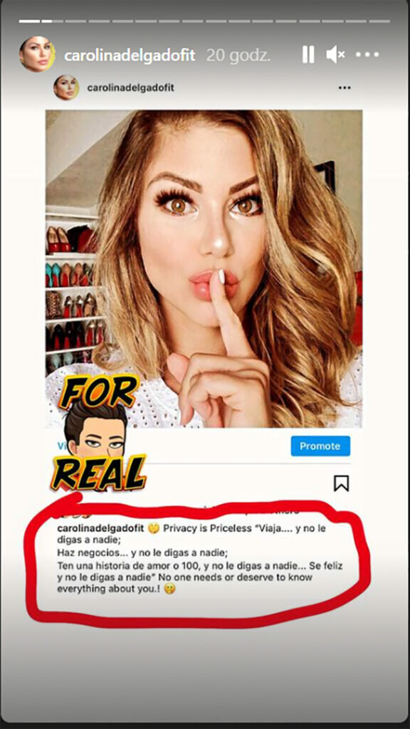 instagram Carolina Delgado