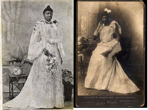 Madame Aboma to gigantyczna kobieta