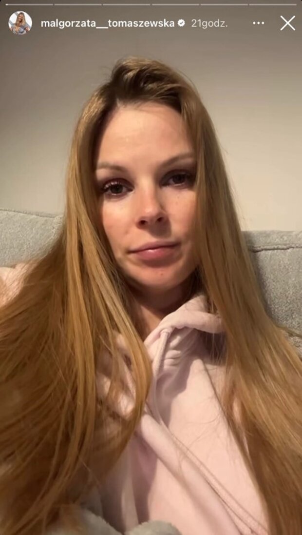 Małgorzata Tomaszewska, screen Instagram