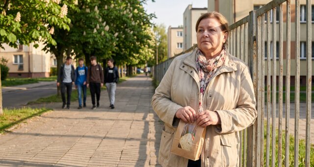 Odbierałam wnuka spod