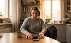 Mąż zostawił telefon