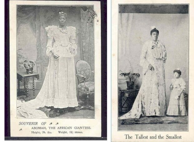 Madame Aboma to gigantyczna kobieta