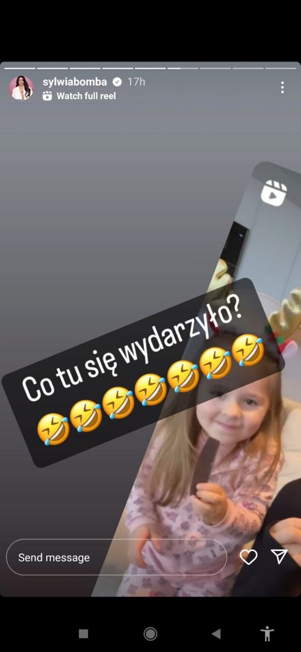 Sylwia Bomba, screen Instagram