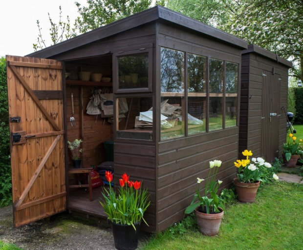 domek ogrodowy