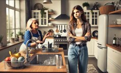 "W domu syna widzę brudne naczynia, pytam synową, dlaczego nie umyła, a ona pokazuje mi świeży manicure i mówi, że Szymon po pracy pozmywa." Z życia