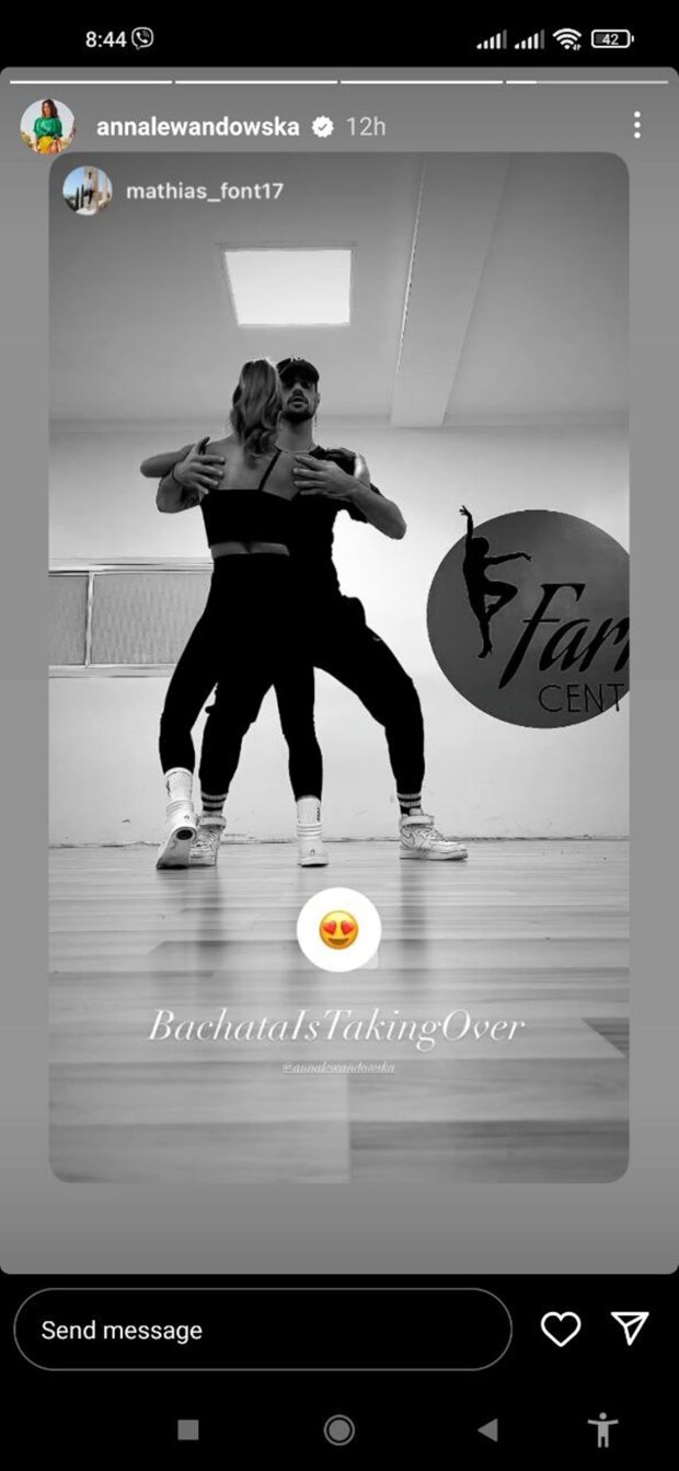 Anna Lewandowska, screen Instagram