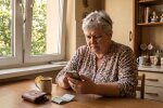 Wnuczka „uczy telefonu":
