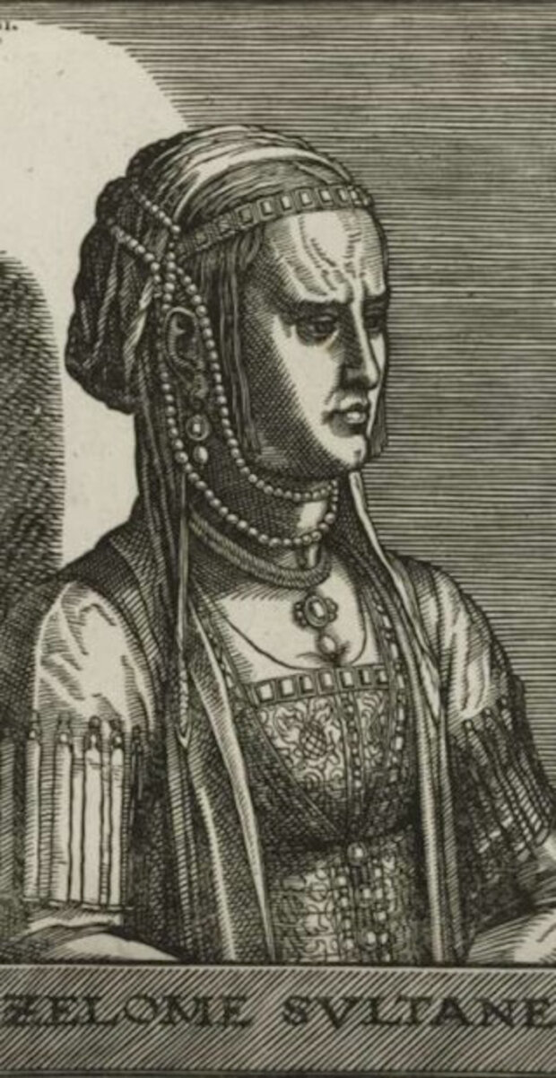Portret Kösem Sultan: rycina M. Lorca