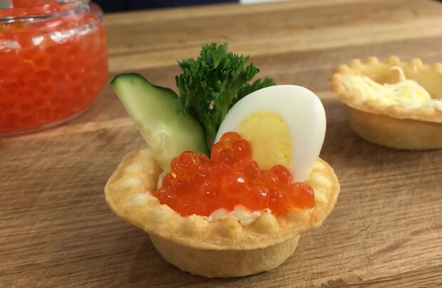 Przystawka z kawiorem