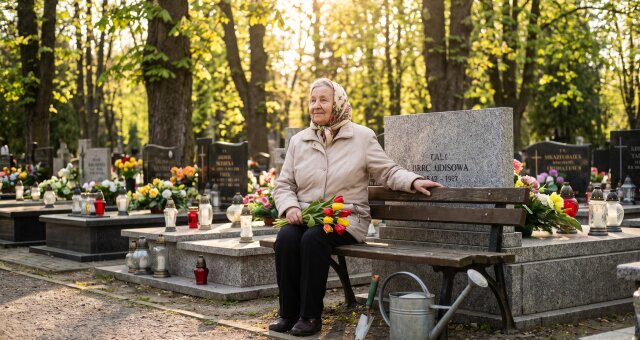 grobie Stefana ciężko