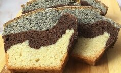 ciasto babka w trzech smakach
