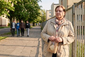 Odbierałam wnuka spod