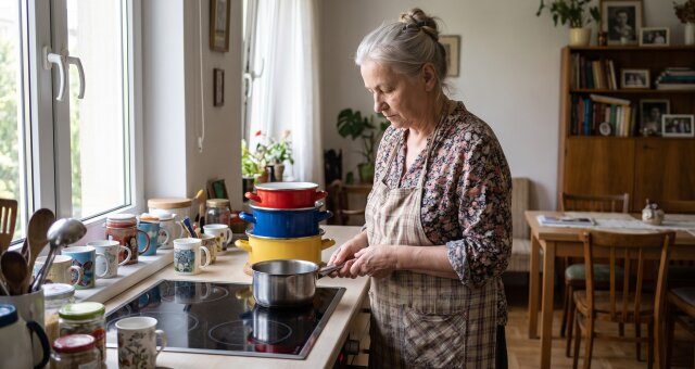 Wymienili kuchenkę indukcyjną