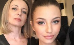 Julia Wieniawa z mamą