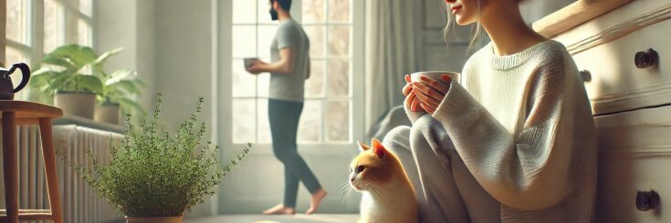 Historia o herbacie z tymiankiem i kotach. "Od pani odszedł mąż, przeprowadziła się. Pod domem znalazła pudełko z kociętami, musiała zmienić życie"